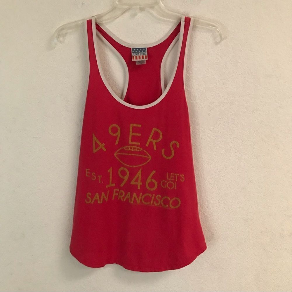 Junk Food Clothing San Francisco 49ers tank top M